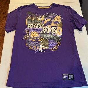 Nike Purple Black Mamba Kobe Men's T-Shirt, Size Medium